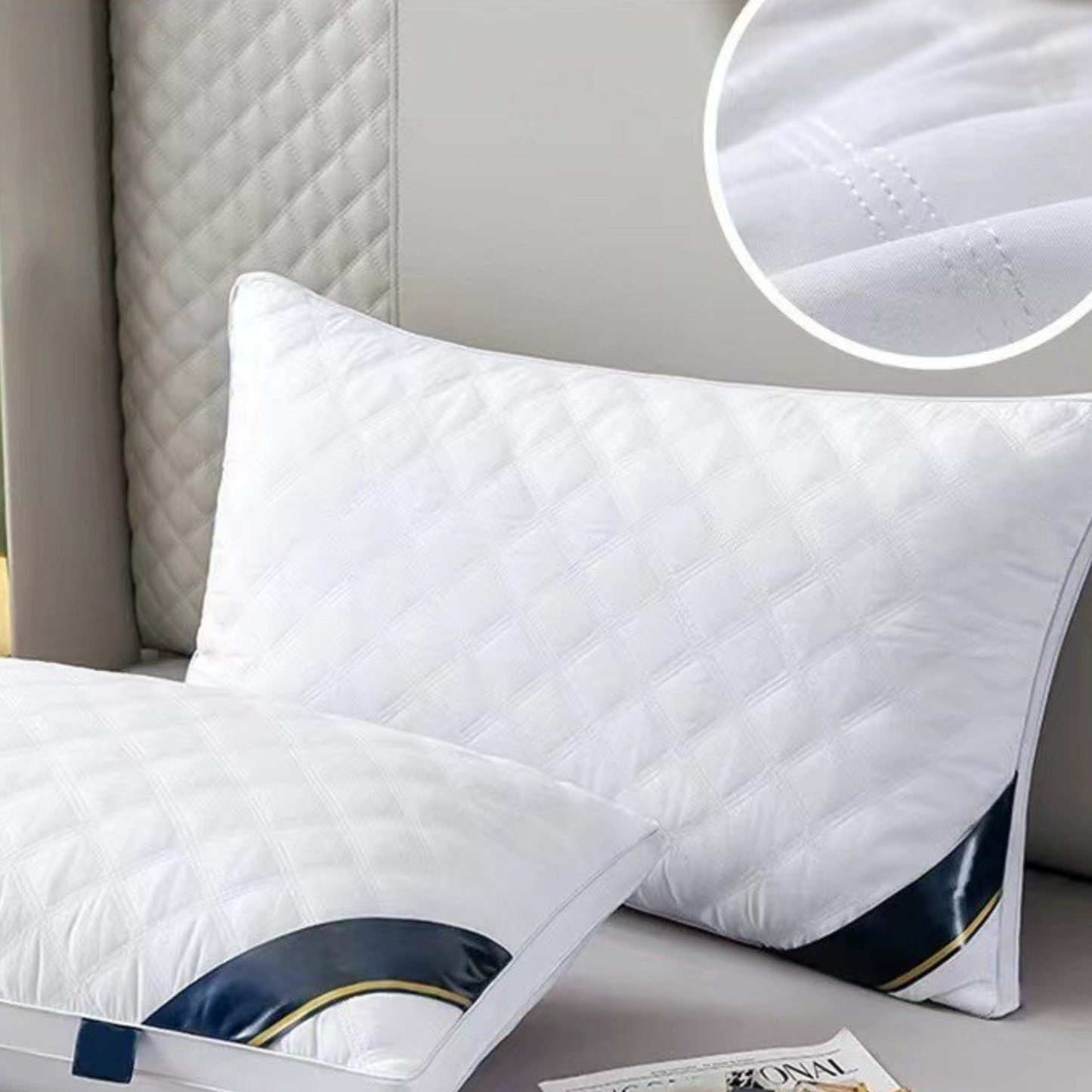 Oreiller CloudNest™ — Duvet Alternatif Hypoallergénique