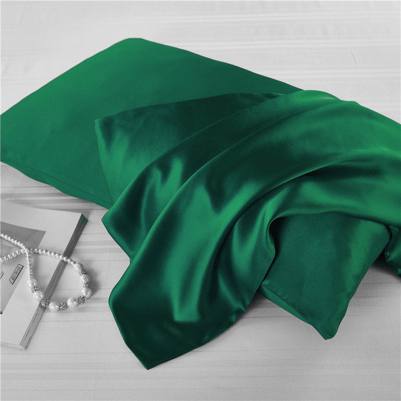 Taie d'oreiller en soie de mûrier double face