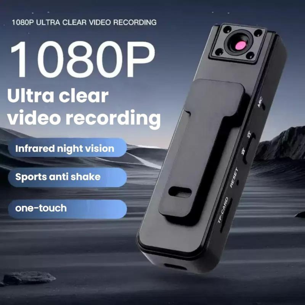 VisionCam™ – Mini Caméra 1080P Ultra-Claire