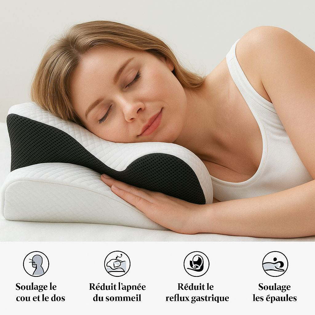 NeckRest™- Oreiller Médical Ergonomique : Confort et Bien-être au Quotidien