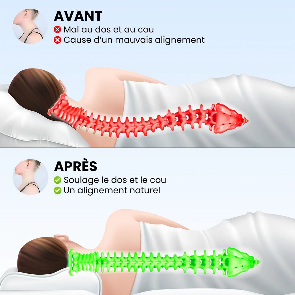 NeckRest™- Oreiller Médical Ergonomique : Confort et Bien-être au Quotidien
