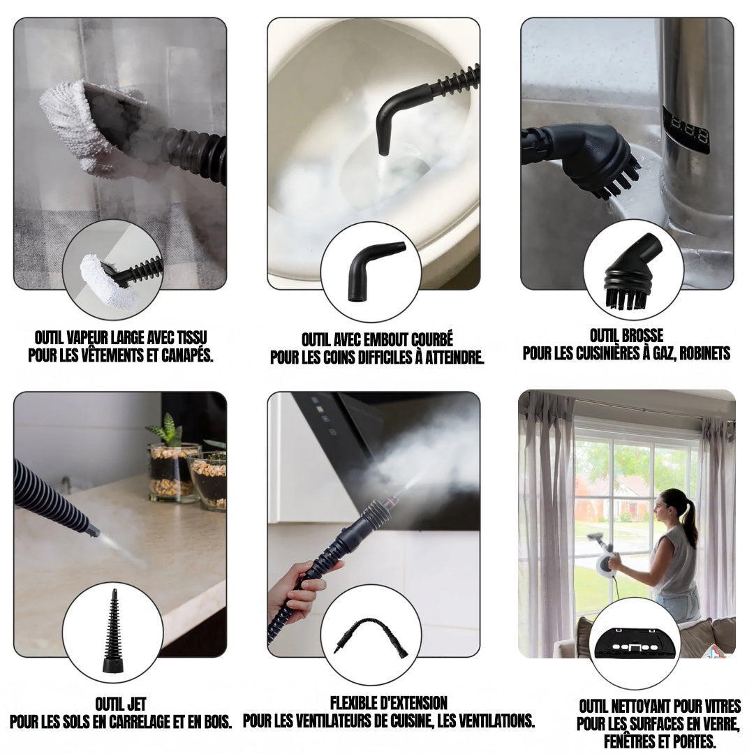 Nettoyeur vapeur portable à main