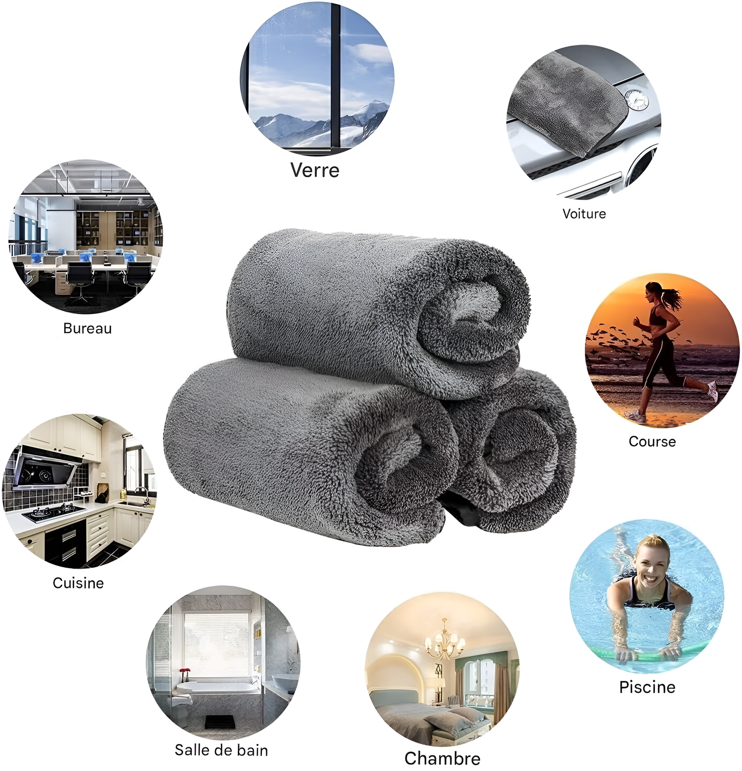 TotalClean - Chiffon microfibre XXL