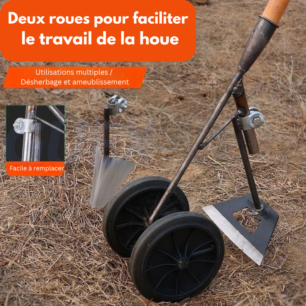 Plant’O’Matic™ – Outil de Plantation Rapide à Deux Roues