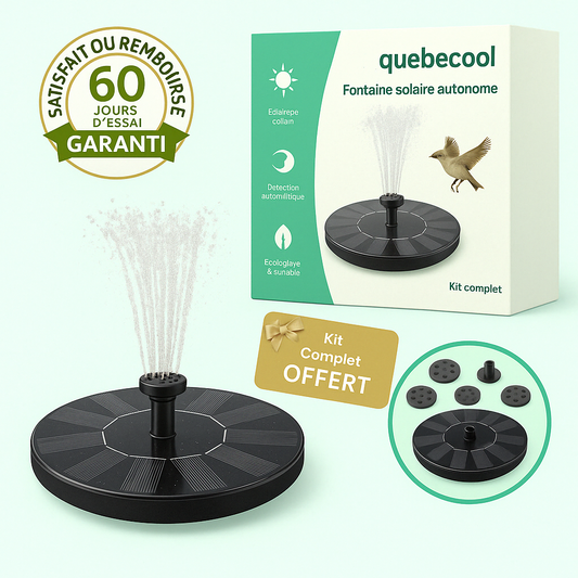 Fontaine solaire autonome