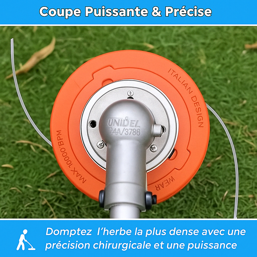 M40 PRO-Tête de débroussailleuse ultra-résistante pour une coupe nette et rapide