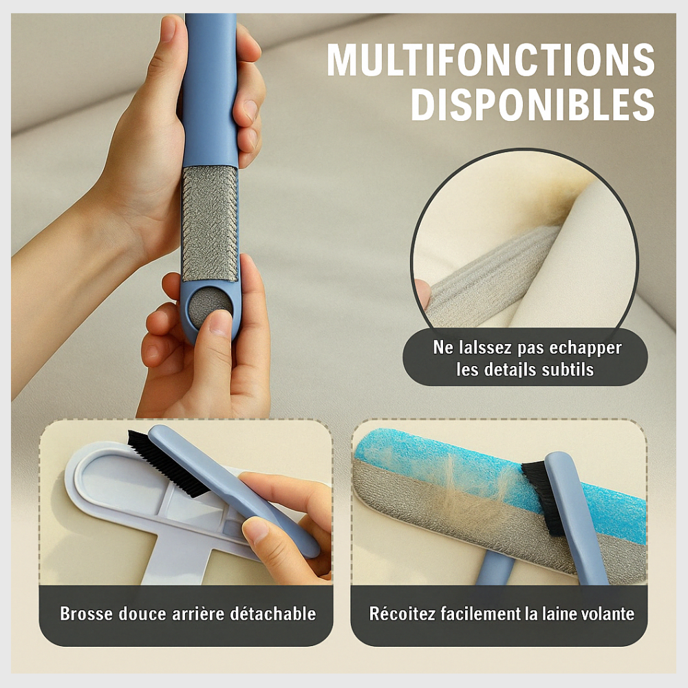 L'originale brosse anti-poils multifonction