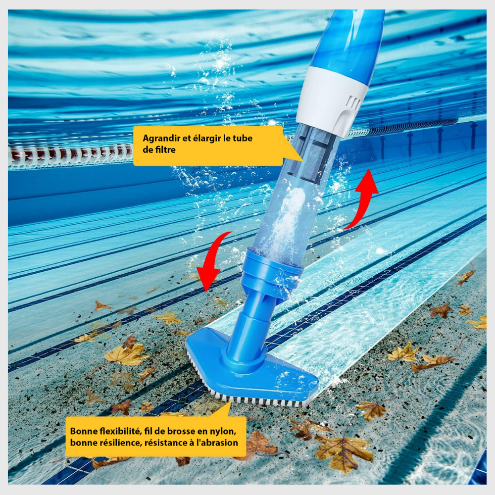 ClearWave™Aspirateur de piscine sans fil
