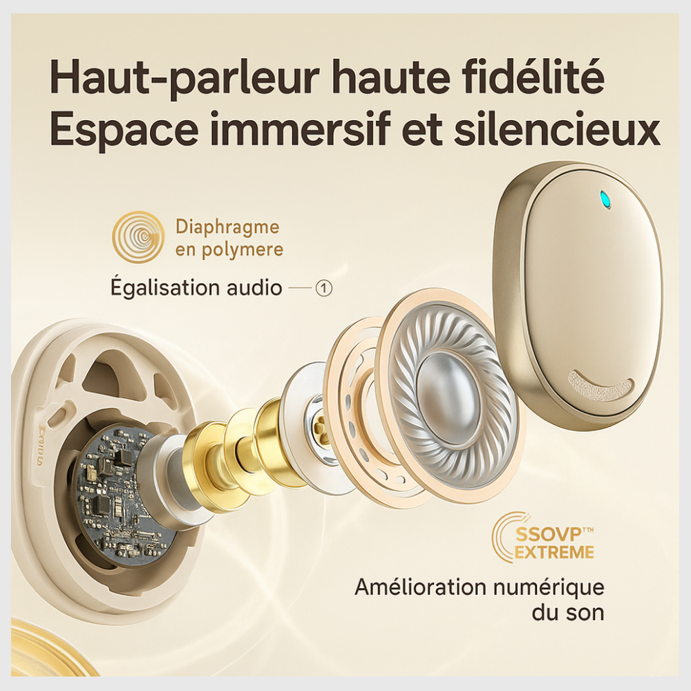 Écouteur traducteur IA