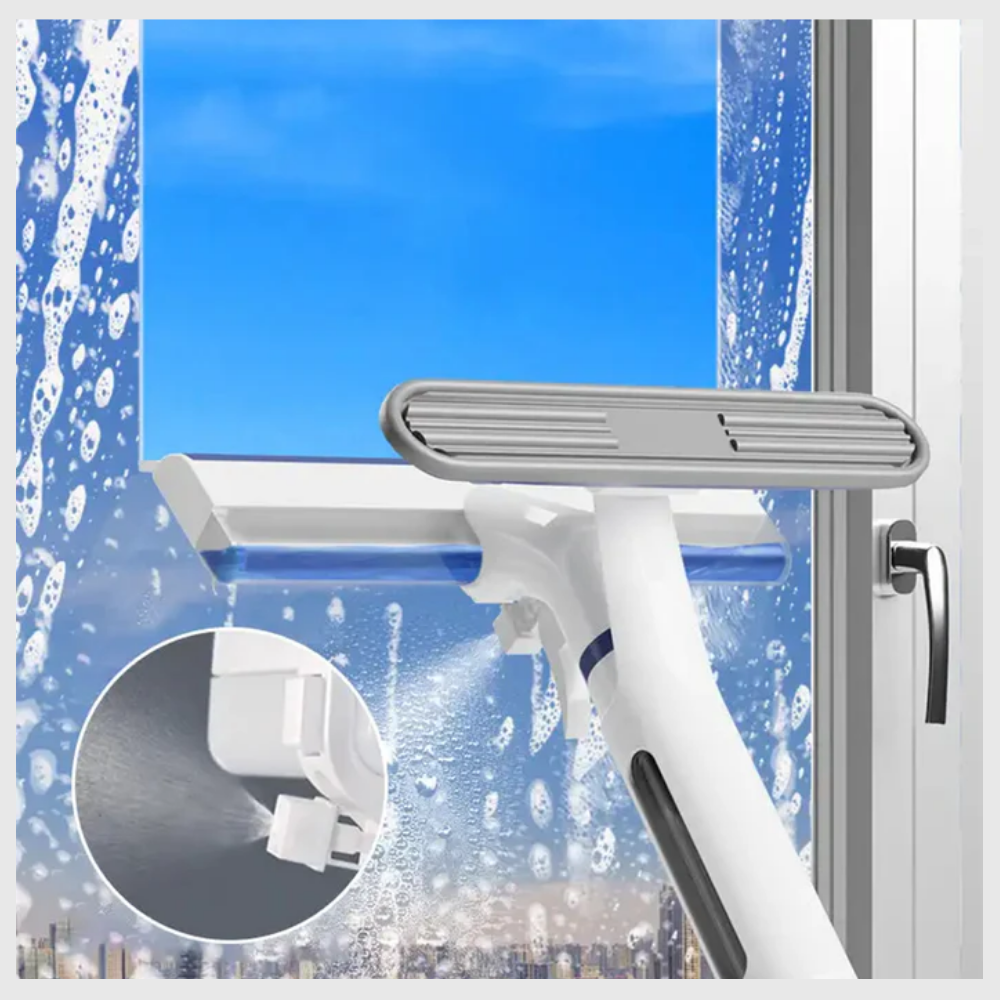 ClairVue™ – Nettoyeur de Vitres 3-en-1 Télescopique