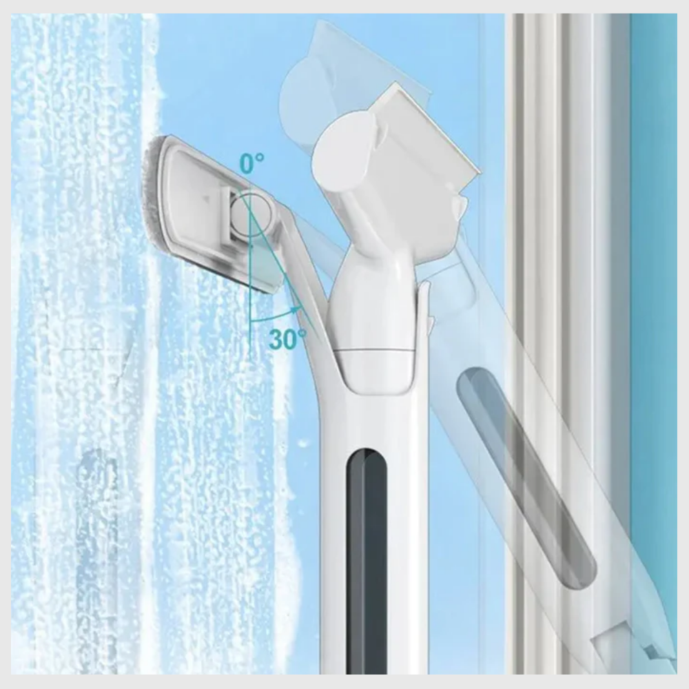 ClairVue™ – Nettoyeur de Vitres 3-en-1 Télescopique