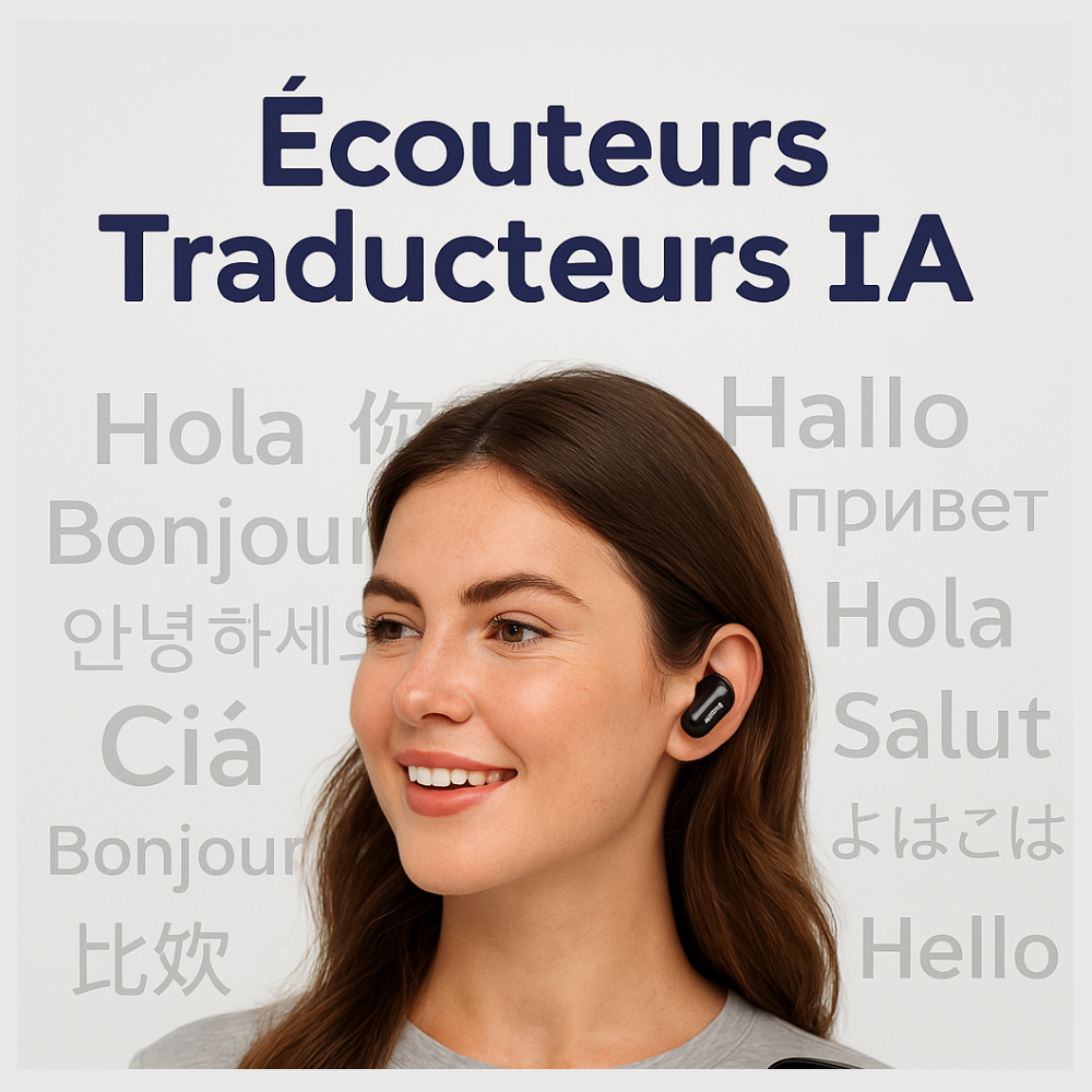 Écouteur traducteur IA