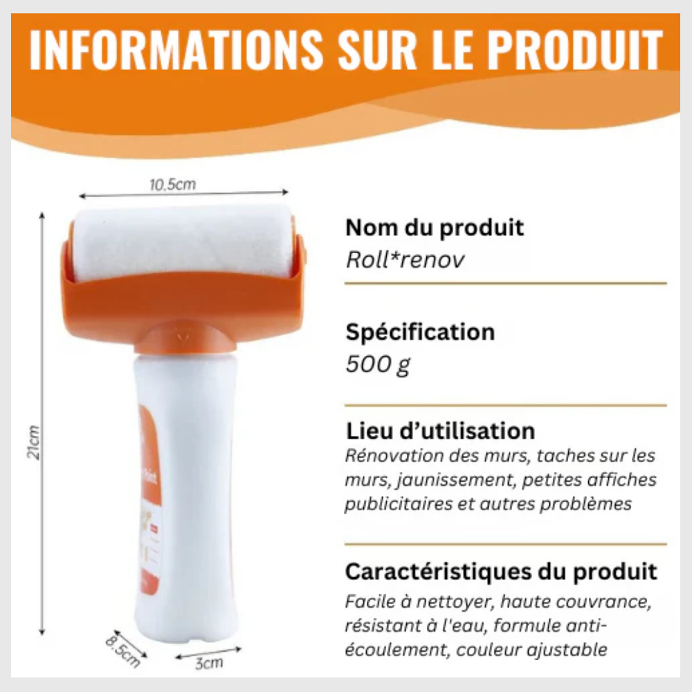RollClair™ – Rouleau Réparateur Instantané