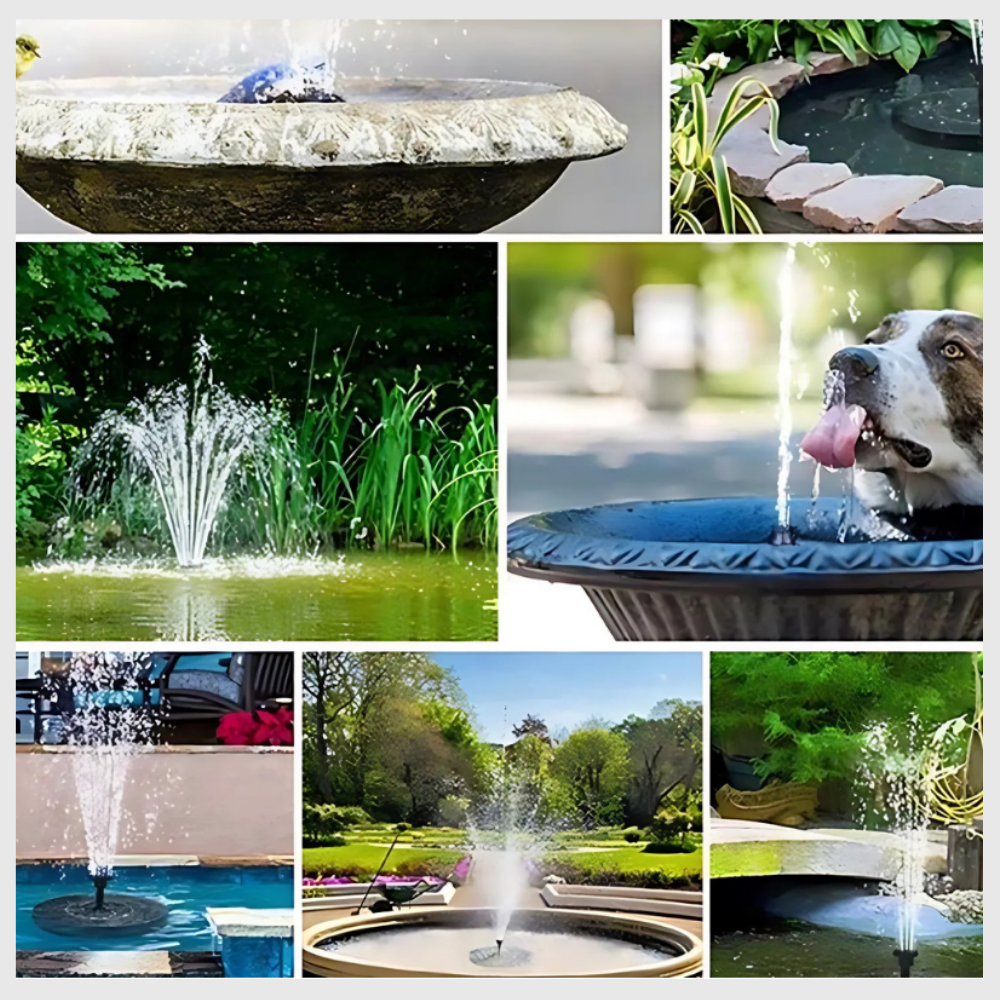 Fontaine solaire autonome