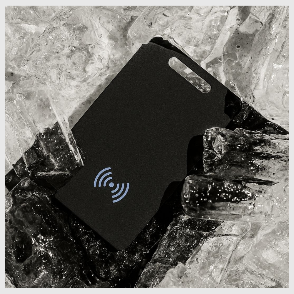 Trackit™ – Carte de Suivi GPS Élégante et Discrète