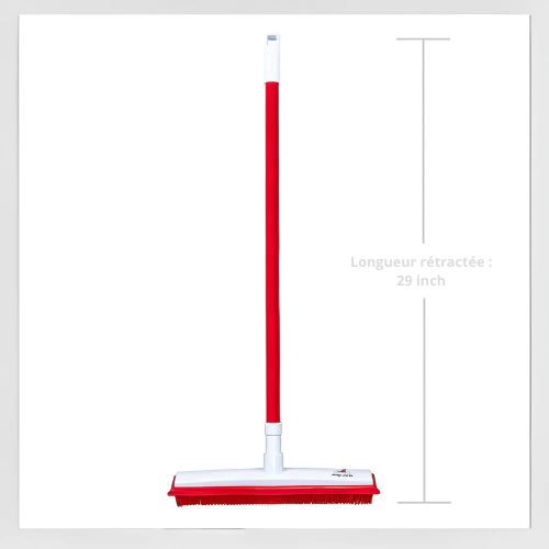 Balai de Suppression de Poils CleanPaws™ : Solution Efficace pour Votre Maison