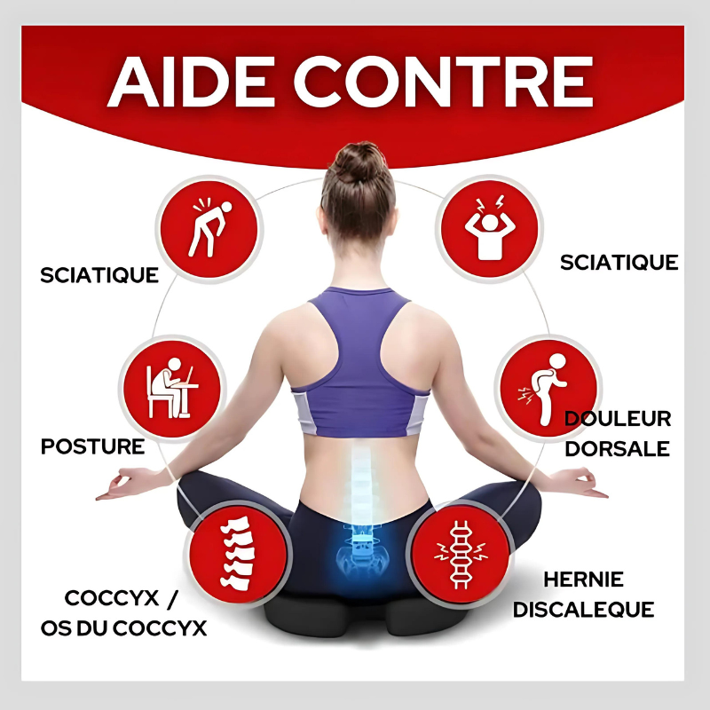 Coussin Orthopédique De Siège Anti-Pression