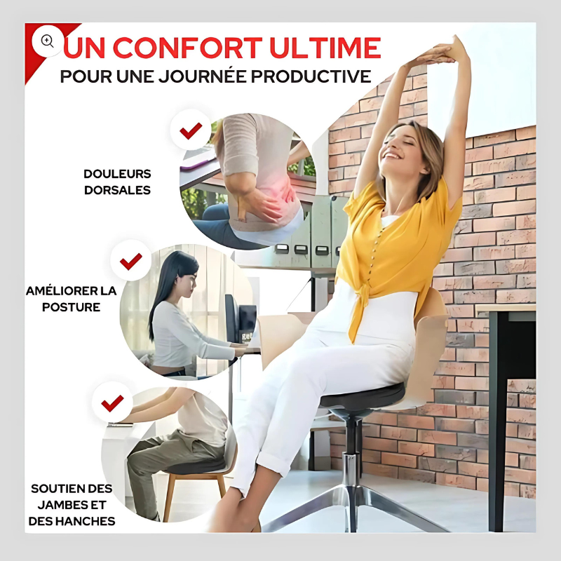 Coussin Orthopédique De Siège Anti-Pression