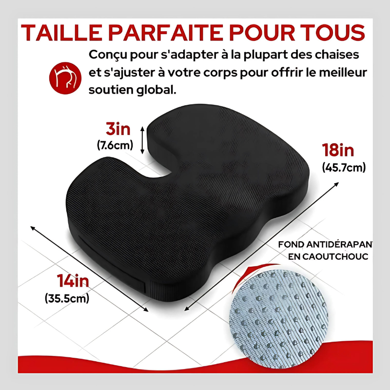 Coussin Orthopédique De Siège Anti-Pression