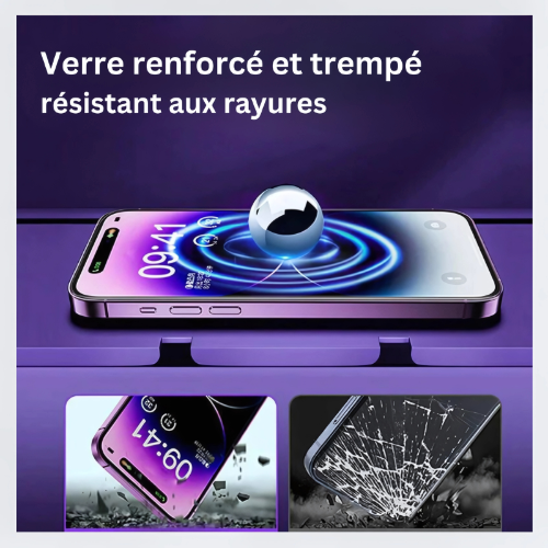 Protection d'écran 3 en 1 - iPhone