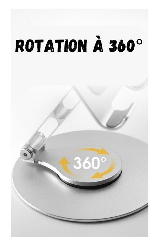 Mini support de téléphone pliant de bureau, rotation à 360°