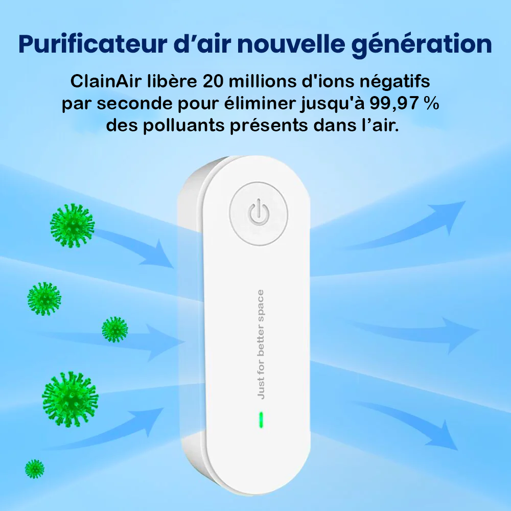 ClainAir™-Purificateur d'air ionic