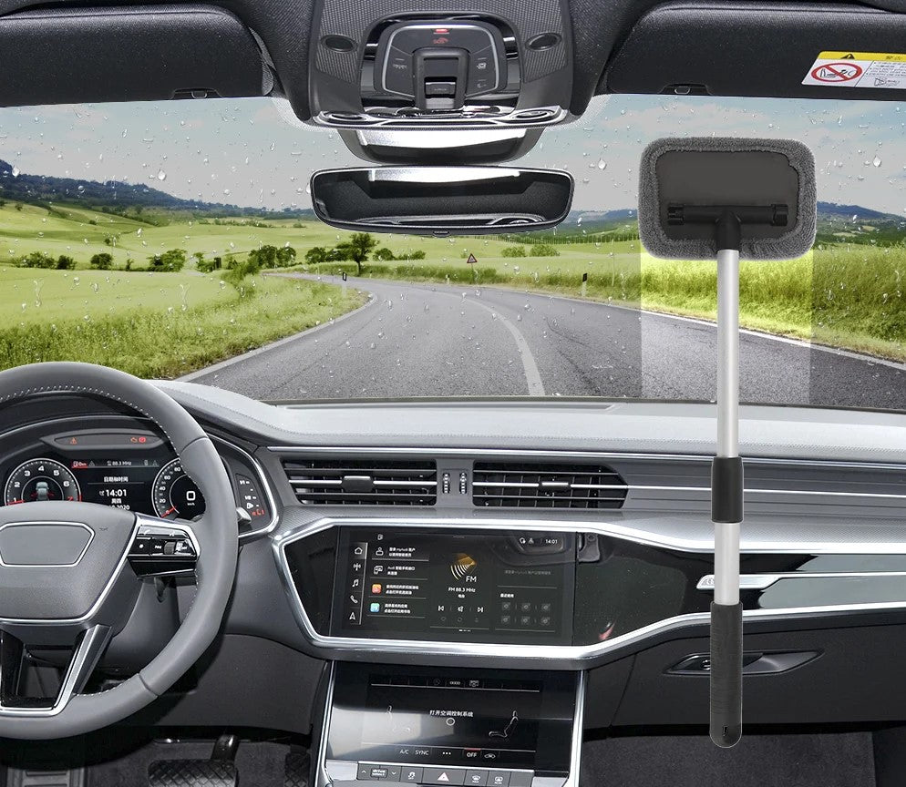 Brosse télescopique pour pare-brise d'automobile