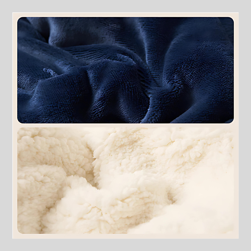Couverture en peluche d'agneau épaissie à double épaisseur