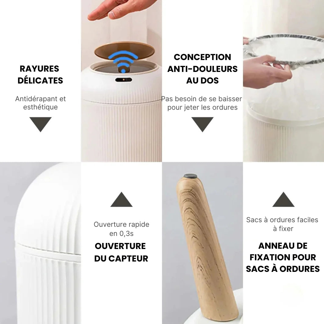 Poubelle Automatique Intelligente – Hygiène & Confort au Quotidien