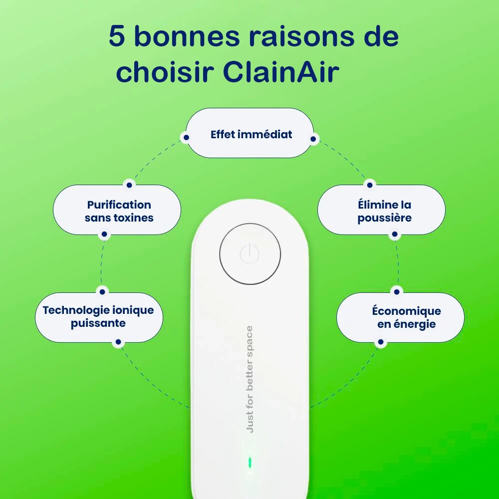ClainAir™-Purificateur d'air ionic