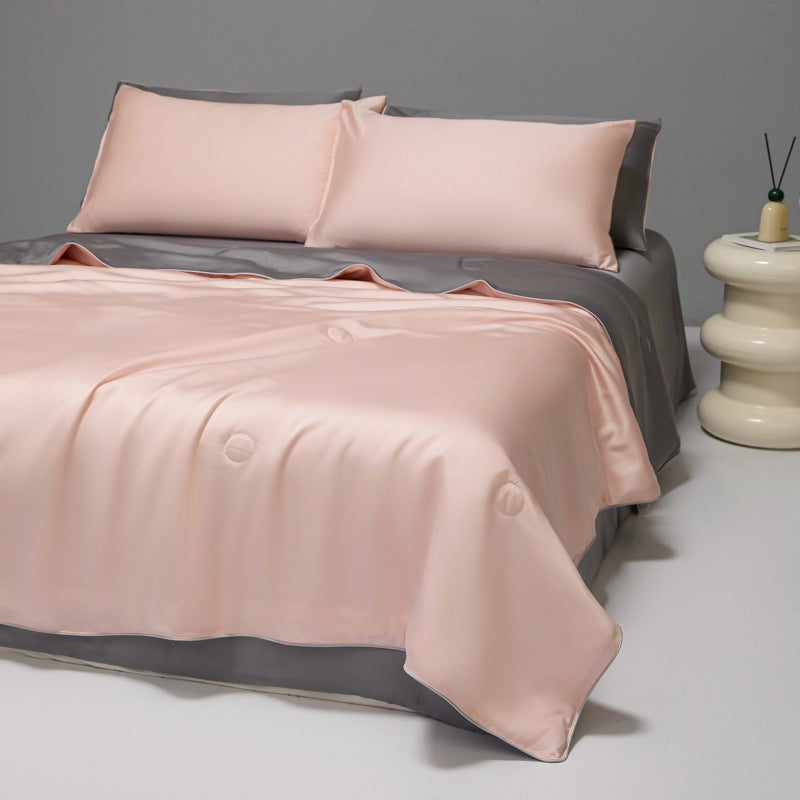 Couette rafraîchissante d'été brodée