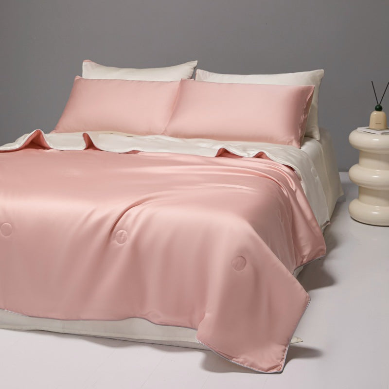 Couette rafraîchissante d'été brodée