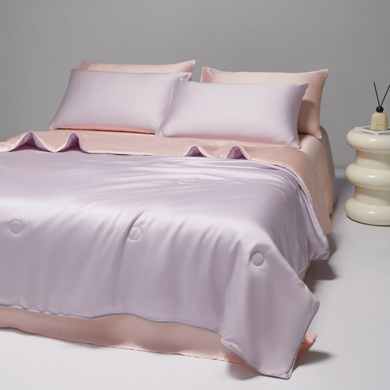 Couette rafraîchissante d'été brodée