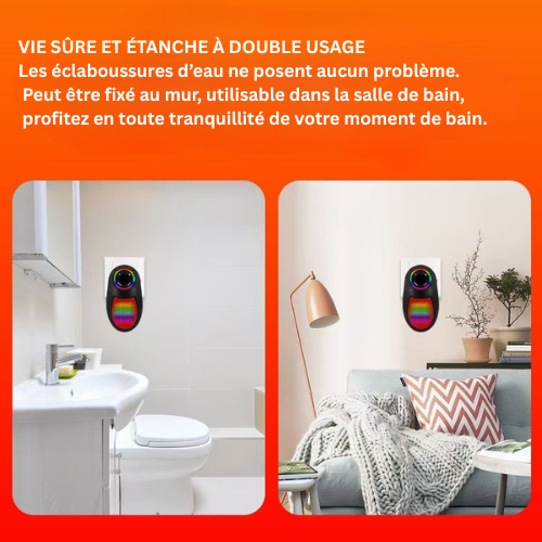 HeatLuxe™ – Chauffage LED Compact et Silencieux avec Thermostat Réglable