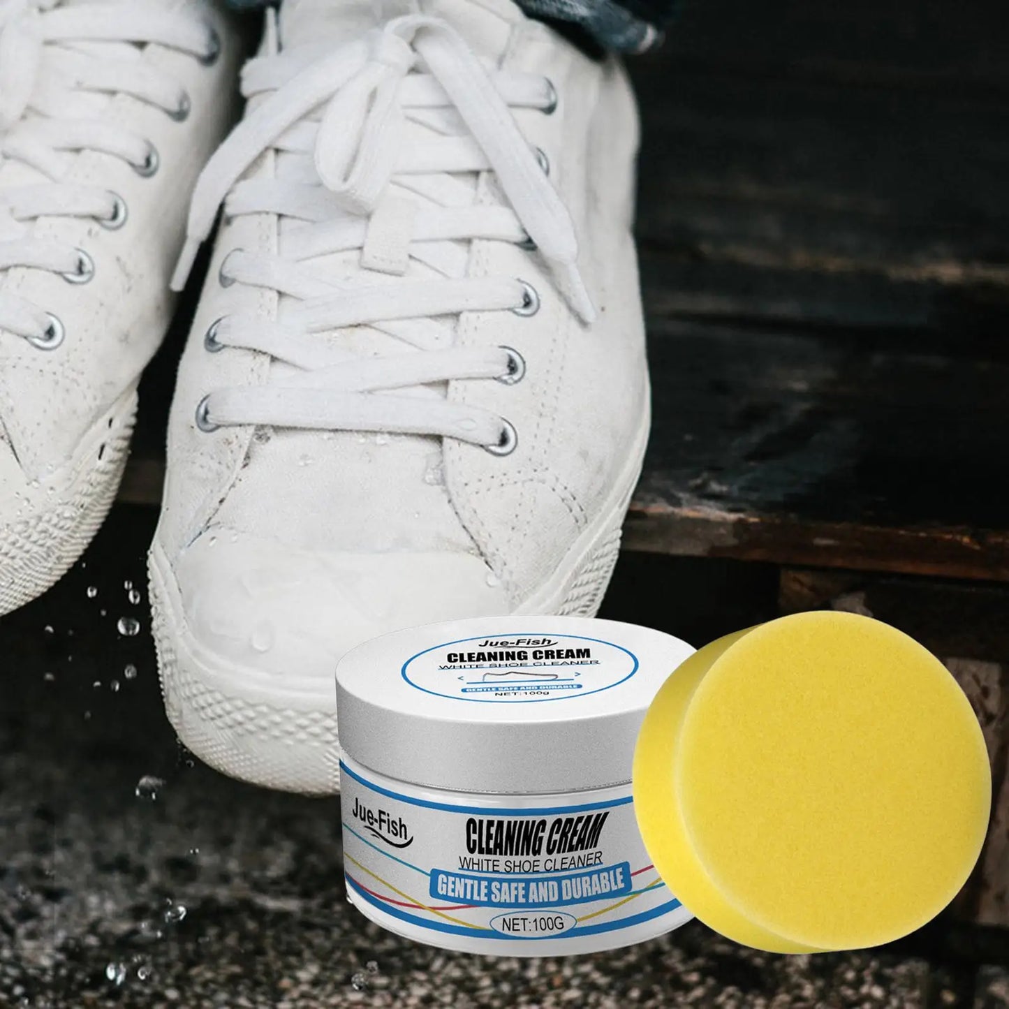 Crème Nettoyante pour Chaussures Blanches : Une Propreté Étincelante Assurée