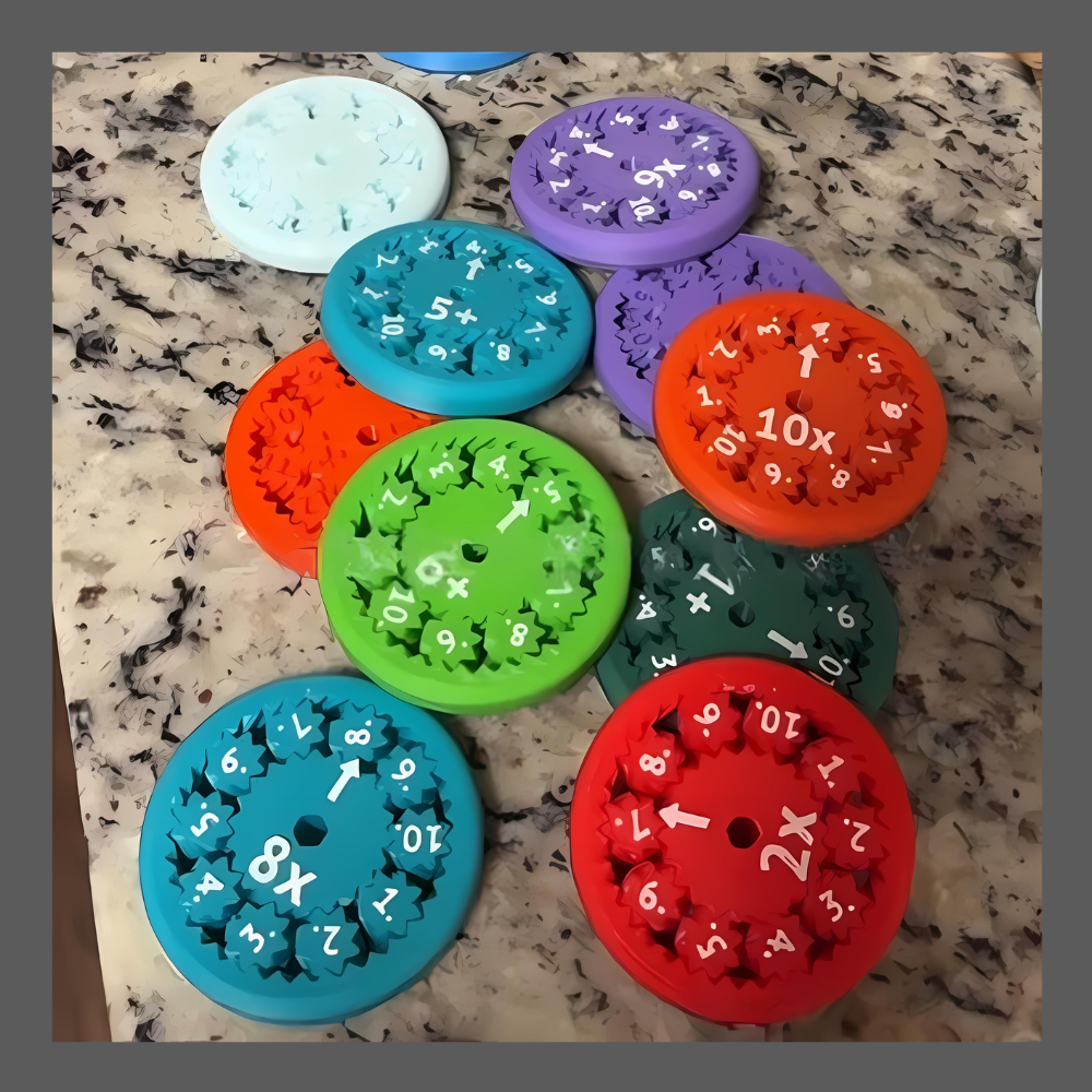 Toupie pour l'apprentissage des maths Quebecool™