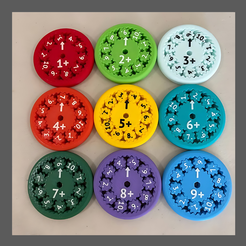 Toupie pour l'apprentissage des maths Quebecool™