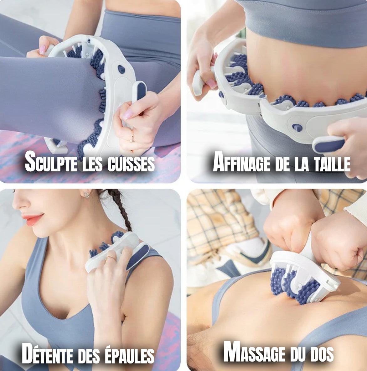Tonifia™ – Rouleau Anti-Cellulite Manuel pour le Corps