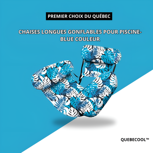 Chaises longues gonflables pour piscine