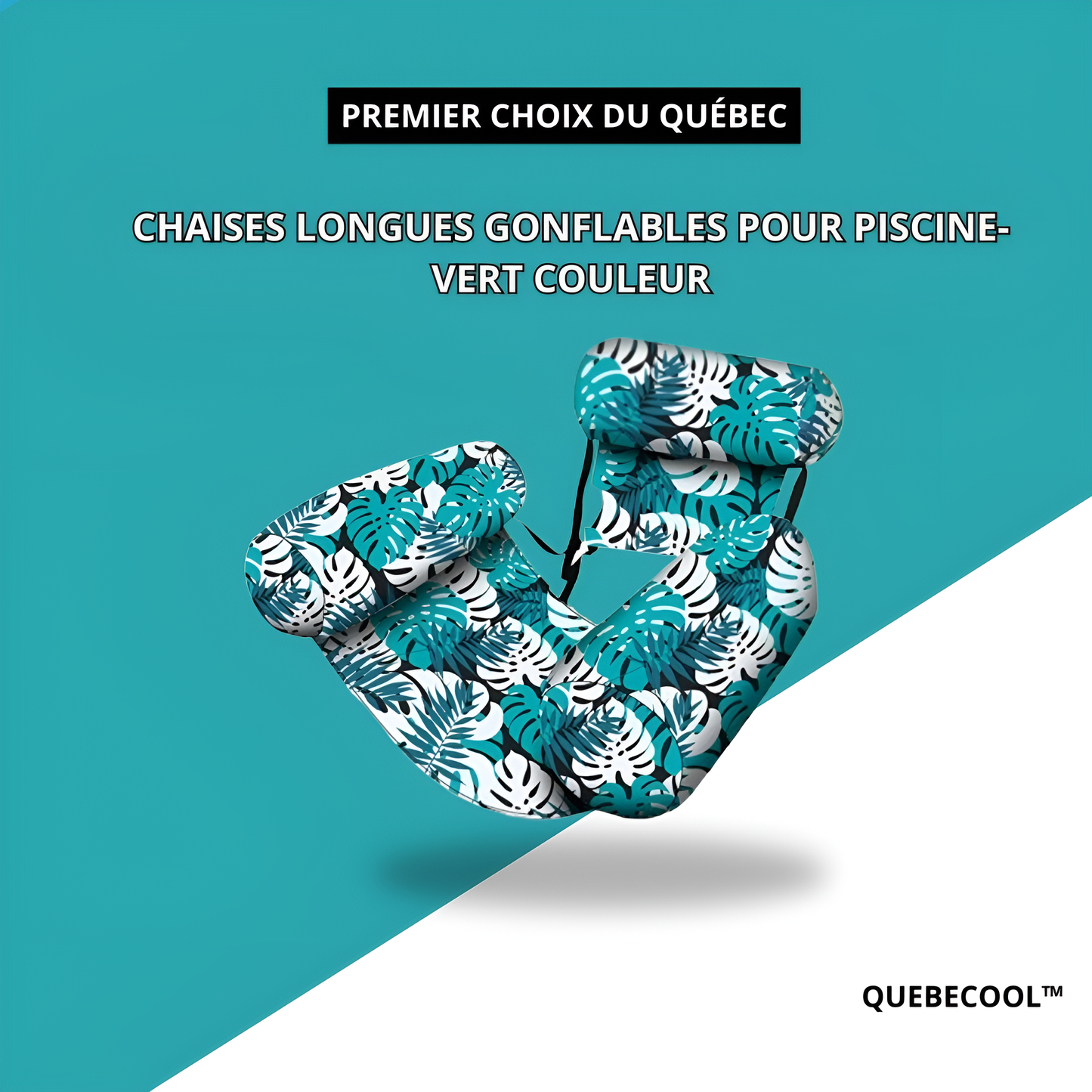 Chaises longues gonflables pour piscine
