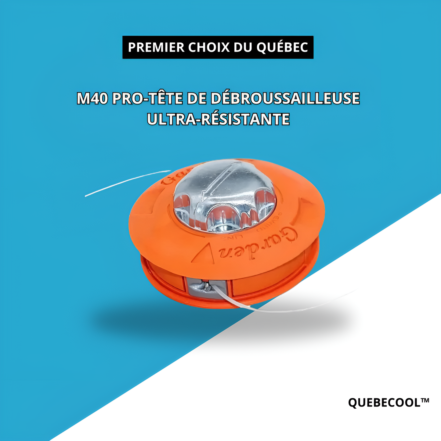 M40 PRO-Tête de débroussailleuse ultra-résistante pour une coupe nette et rapide