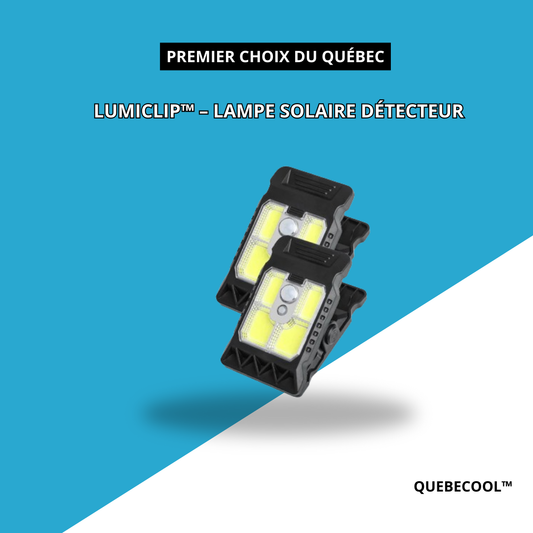 LumiClip™ – Lampe Solaire Détecteur
