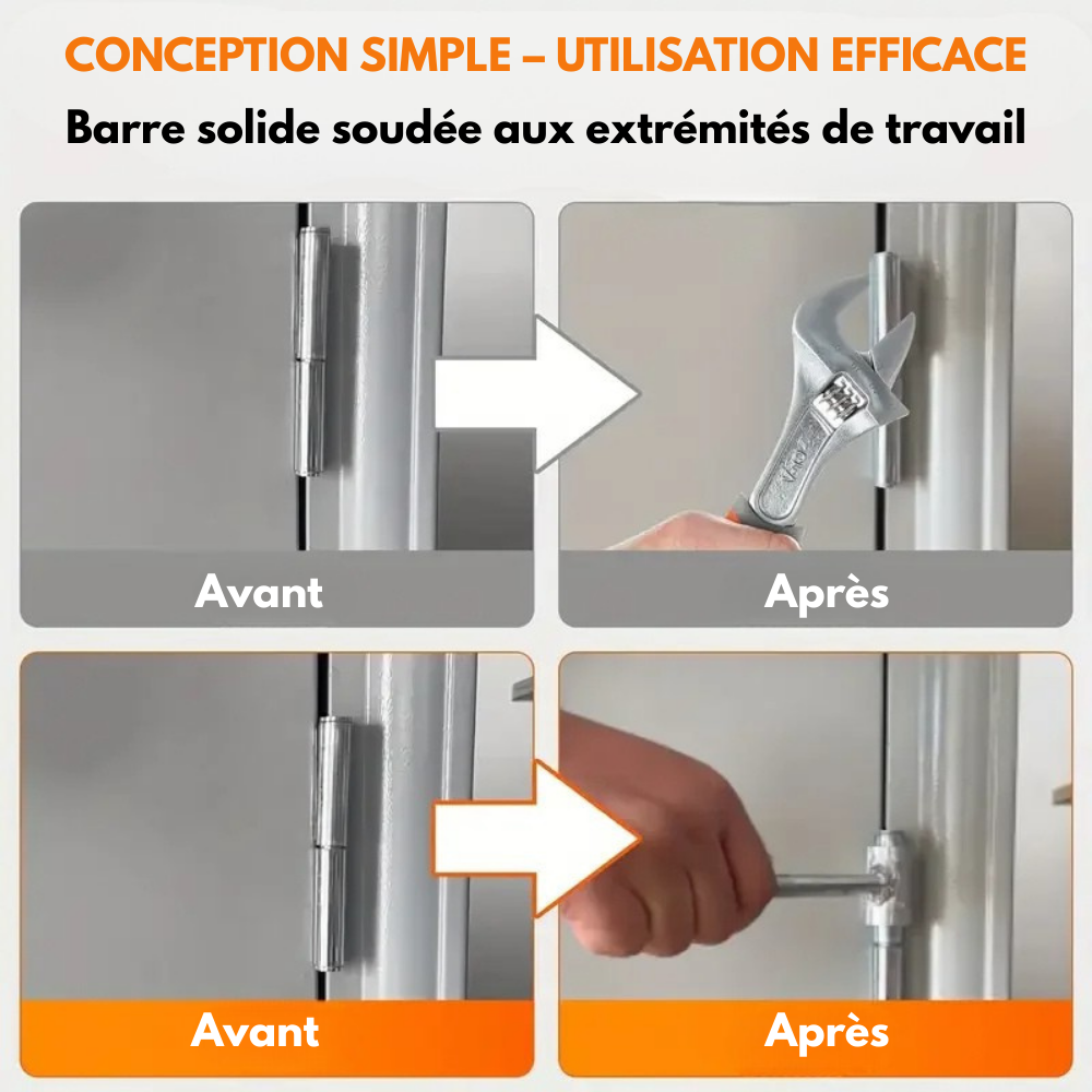 PorteAlign™– Outil de Réglage Rapide pour Charnières de Porte