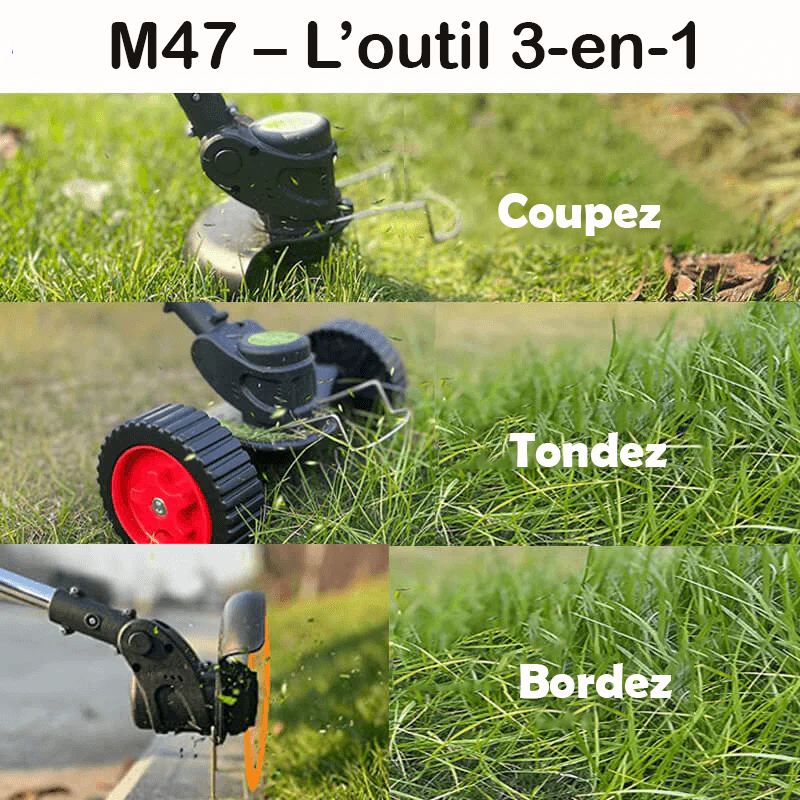 M47™ – Coupe-Bordure 3-en-1, Kit complete