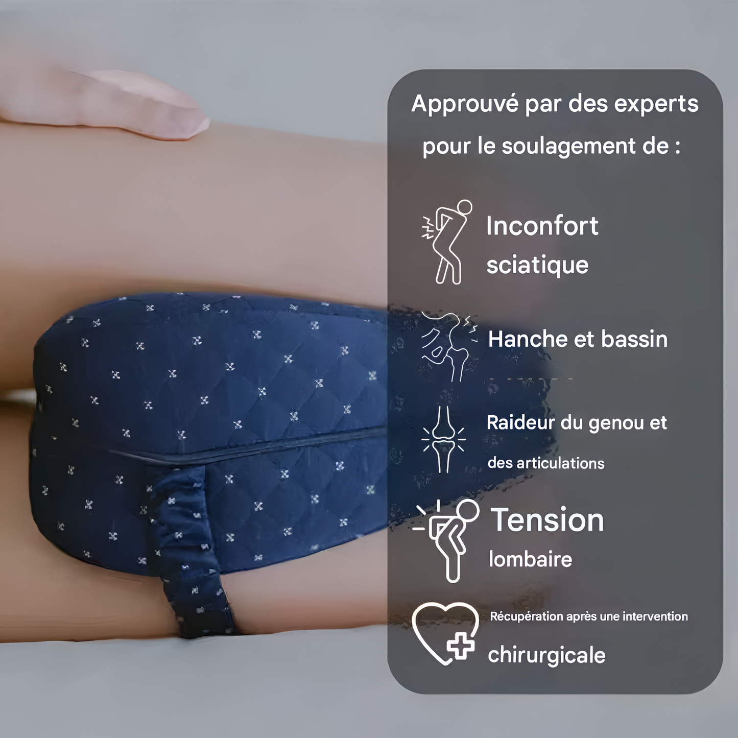 AlignaFlex™ – Dors sans douleur, retrouve tes matins légers