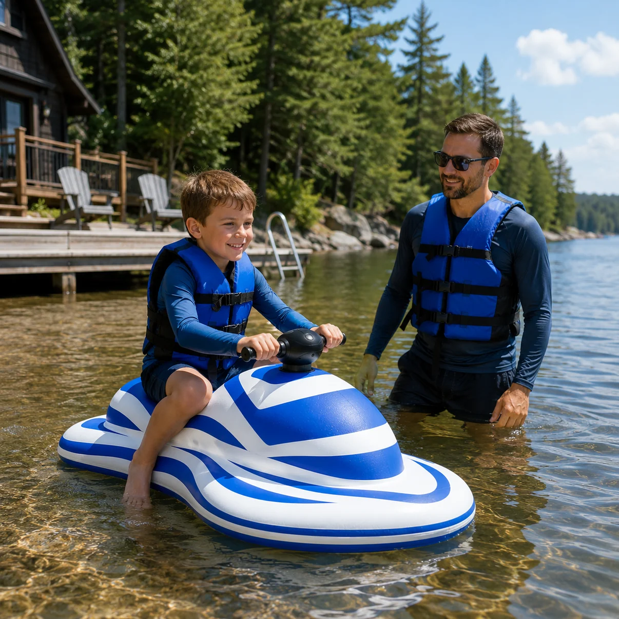 AquaBoréal Glisséo™ — Scooter aquatique gonflable électrique