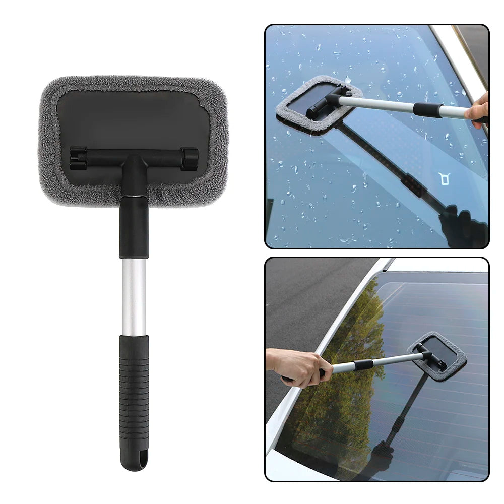 Brosse télescopique pour pare-brise d'automobile