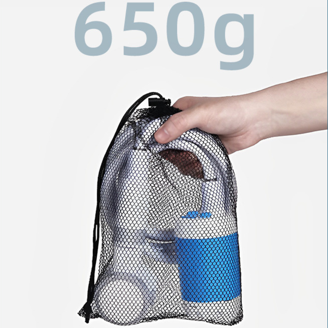 EcoShower™ – Pompe Rechargeable de Douche Compacte