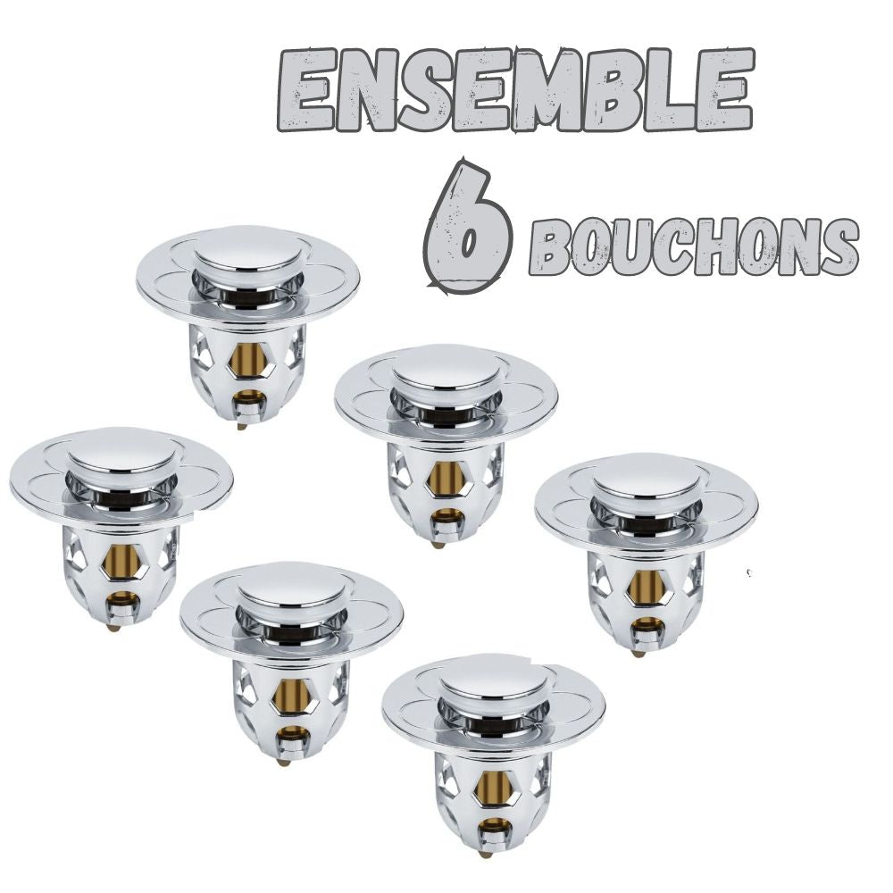 Bouchons universels de vidange d'évier