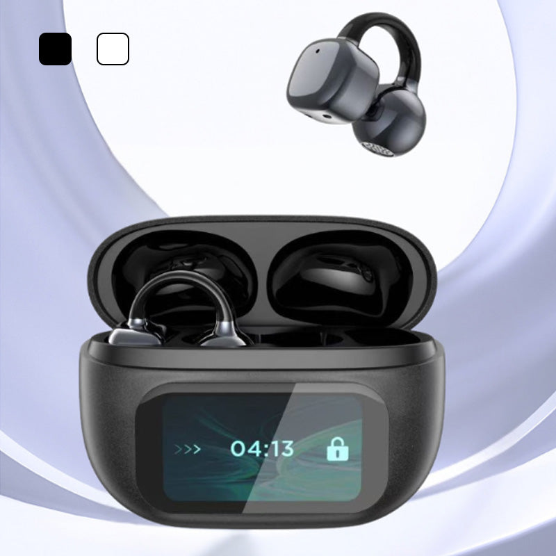 🎧 Écouteur intelligent avec écran couleur et fonction de traduction — Clip d’oreille 🎧